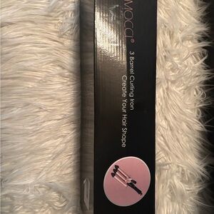 Pink 3-Barrel Curling Iron (Boxed)